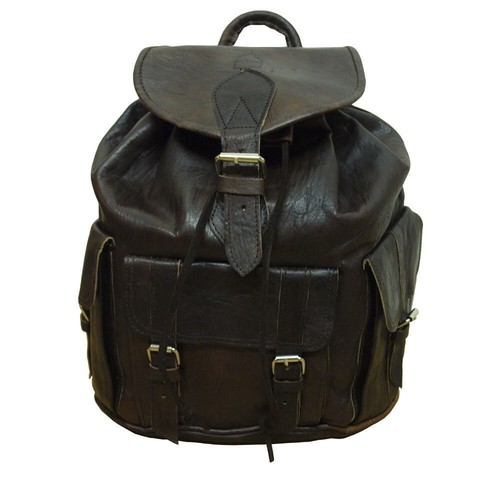 Berber leather larache large - berber,
