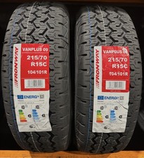 4x 215/70R15c BUDGET VAN TYRES