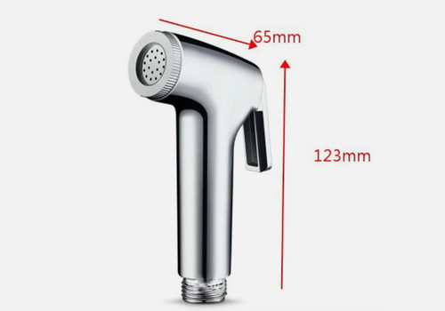 Chrome muslim shower - shower, head