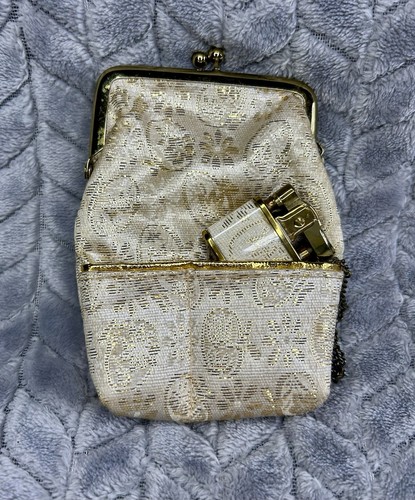 Vintage cigarette pouch with - vintage,