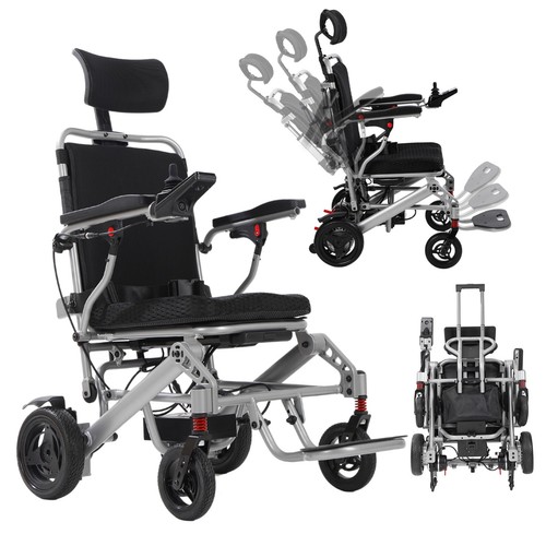 Electric reclining wheelchair - reclining,