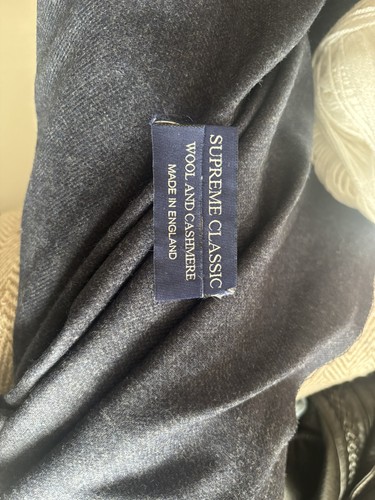 Wool cashmere ultrafine tweed