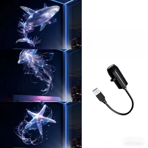 Led ocean projector night - led,