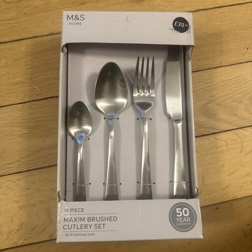 Cutlery set brushed - cutlery,