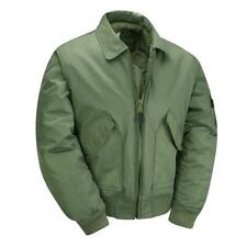 MA2 CWU Pilot Flight Jacket Mens Water Repellent Padded Style Bomber Green