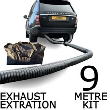 Exhaust Fume Extraction System Fan Ducting Ventilation High Temp Fan 9m + Bag