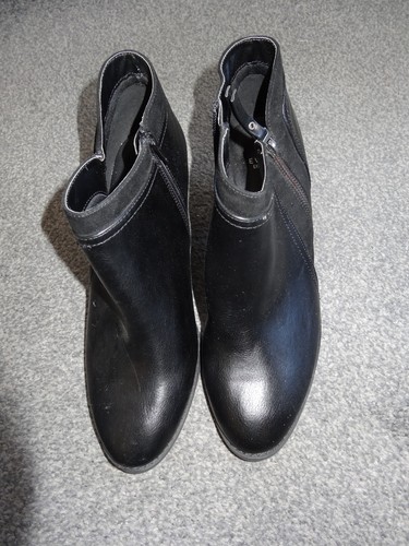 Evans ladies black ankle - , boots