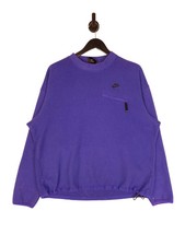 90's Nike F.I.T Fleece Sweatshirt Size XL In Purple Men's Retro Jumper Sweater
