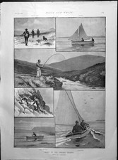 Old Print Sport Orkney Islands
