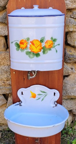 Vgc vintage french - french, enamel