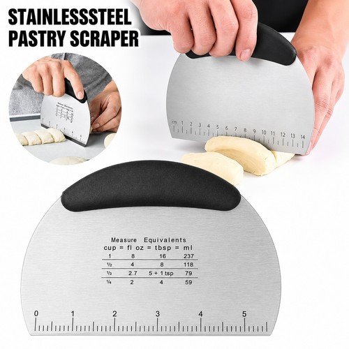 Pack stainless steel dough - 4,