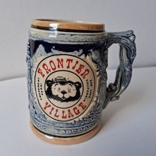 Vintage Frontier Village Amusement Park San Jose California Souvenir Stein Mug