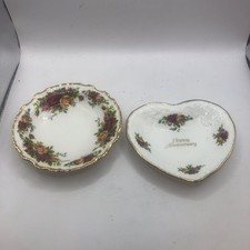 ROYAL ALBERT OLD COUNTRY ROSES PIN DISHES X2