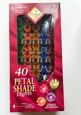 Vintage Premier 40 Petal Shade Christmas Lights Retro Xmas Tree Fairy lights NEW