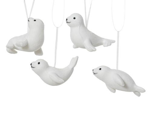 Seal christmas tree decoration - seal,