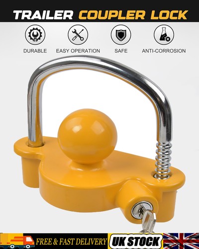Security trailer coupling - security, lock