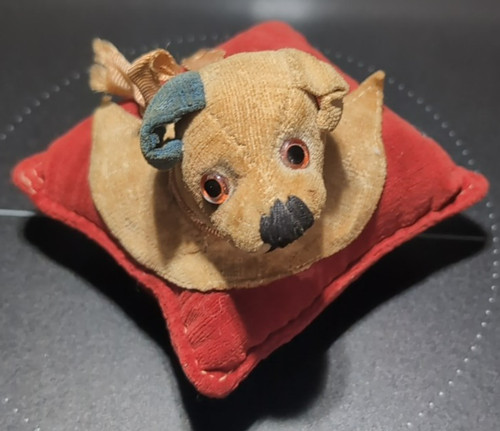 Antique german felt pincushion - german,