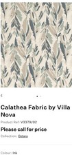 Calathea Fabric by Villa Nova