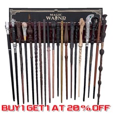 Harry Potter Metal Core Magic Wand Cosplay Hermione Granger Voldemort Gift Box