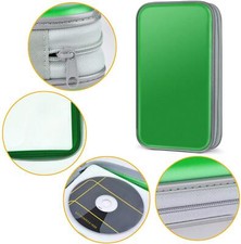 CD DVD Carry Case Disc Storage Holder CD Sleeve Wallet Ideal for In Car GREEN