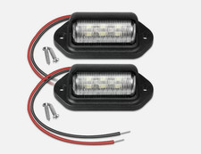 2x License Number Plate Light