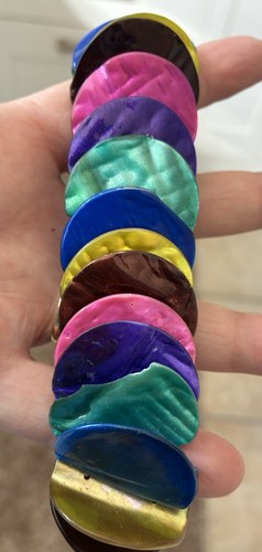 Colourful chunky shell - colourful,