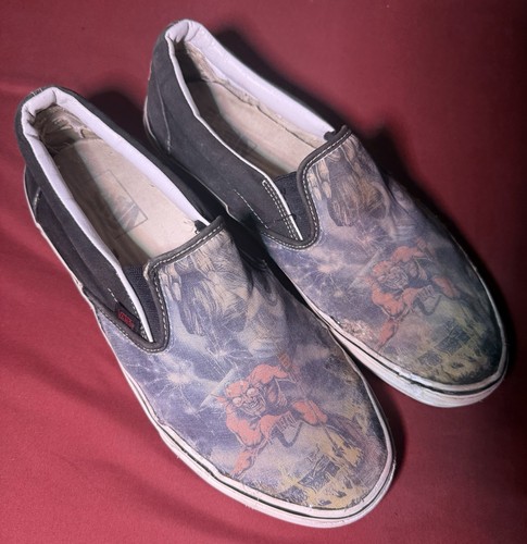 2012 iron maiden vans slip - iron,