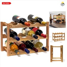 Wooden Wine Bottle Rack