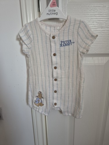 Peter rabbit blue - rabbit, striped