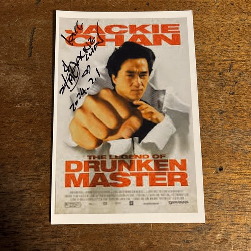 Jackie chan hand signed - chan,