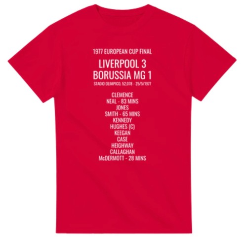 Liverpool 1977 european - european, cup