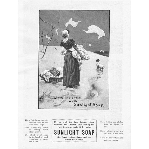 Sunlight soap winter scene - soap,