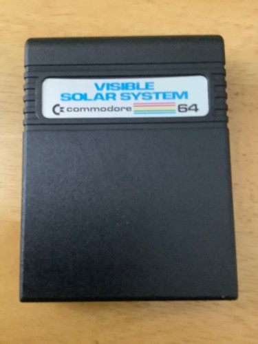 Commodore cartridge visible - cartridge,