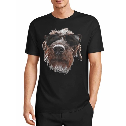 German wirehaired pointer dog - pointer,