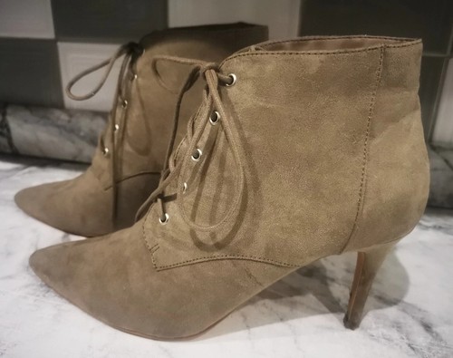 Womens next brown suede - brown, lace