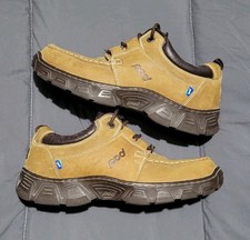 POD Virus 90s Vintage Chunky Sole Brown Leather Shoes boots UK 7 EU 41 retro