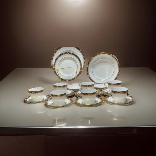 Crown derby tea - tea, set
