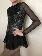 Jerry’s Black Diamond Chip Ice Skating Dress - Age 10-12yrs