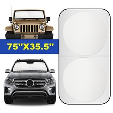 Car SUV Truck Windshield Sun Shade Visor Front Window Cover SunShade Foldable UK