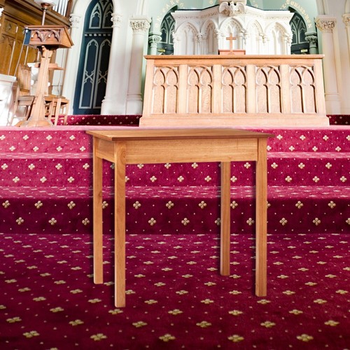 Pecan stain plain communion - stain,