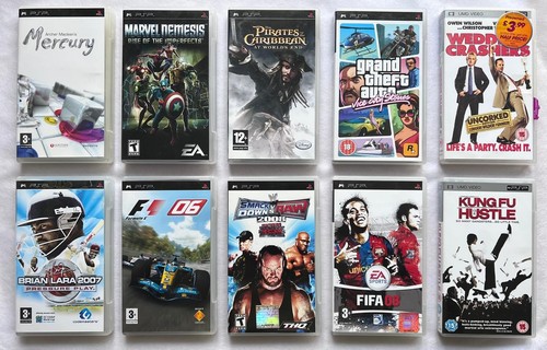 Sony psp games extras - psp, bundle