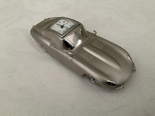 CLASSIC MINIATURE NOVELTY E TYPE JAGUAR CAR CLOCK
