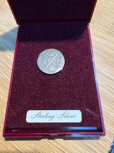 Sterling silver golf ball - sterling,