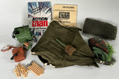 Vintage action man - man, bivouac