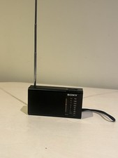 Sony Handy Portable Radio ICF-P36: FM/AM/Wide FM Compatible Horizontal Black