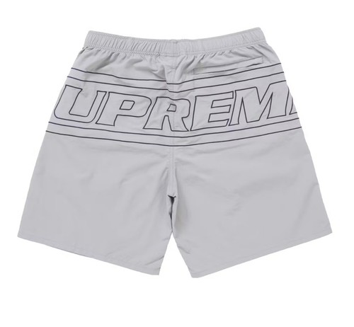 Supreme big logo nylon shorts - supreme,