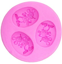 Cartoon Mickey Mouse Silicone Cake Mould , Cake Decorating Tools. Baking