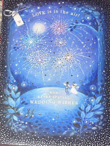 Wedding day card large - day,