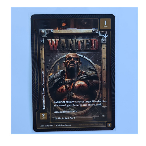 Wonders the first wanted - wonders,