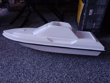 R C Boat Bare Fibre Glass Hull 90cm X 30cm Approx.